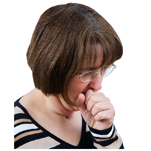 Person coughing